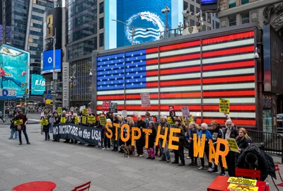 Protest New York - opriti razboiul in iran FOTO Profimedia