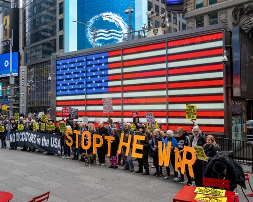 Protest New York - opriti razboiul in iran FOTO Profimedia