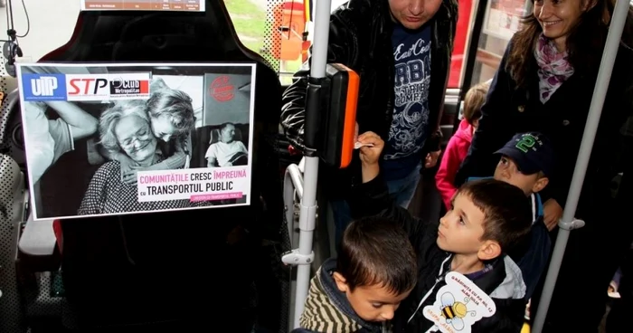 Călători într-un autobuz din Alba Iulia