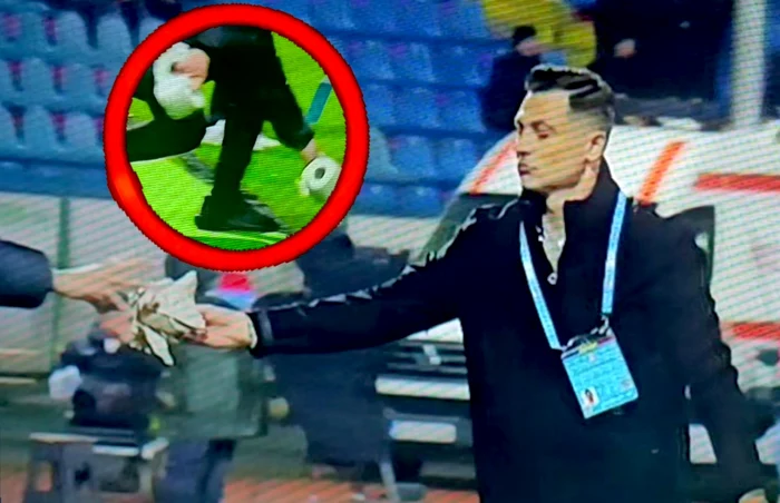 Mirel Rădoi, umilit de fanii celor de la FC Botoșani Foto/Colaj capturi DigiSport