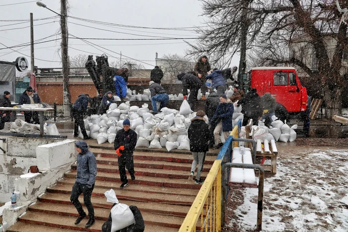 Localnicii din Odesa se pregătesc de luptă FOTO Nina Lyashonok/Ukrinform/Future Publishing/Getty Images via CNN