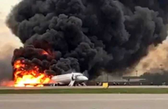 avion aeroflot flacari moscova 5 mai 2019 foto epa efe