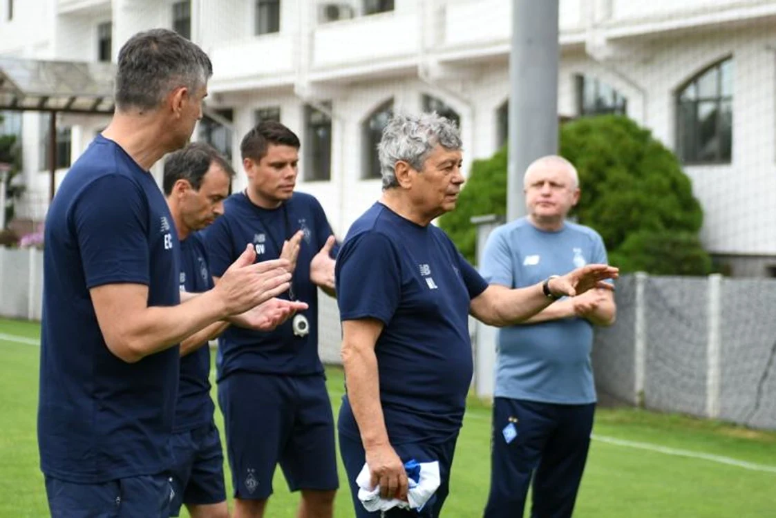 Mircea Lucescu și-a prezentat staff-ul tehnic sub privirile patronului Igor Surkis