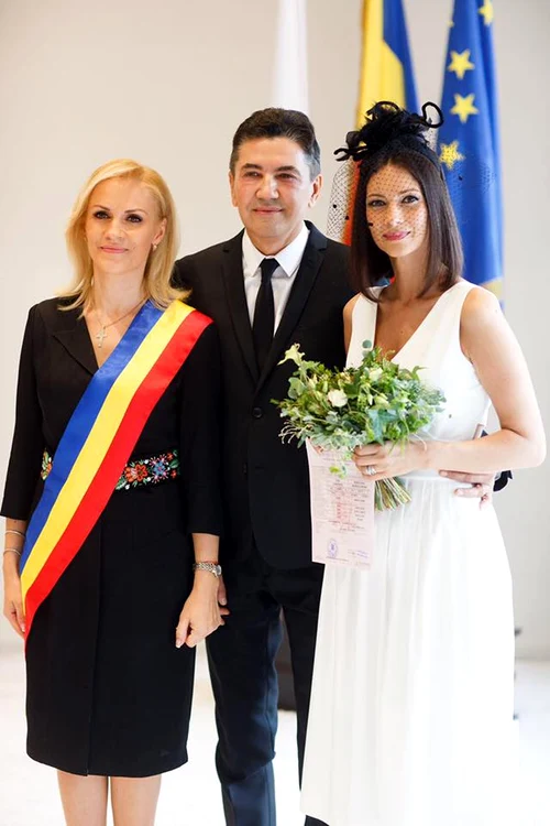 Andreea Berecleanu și Constantin Stan, alături de primărița Gabriela Vrânceanu-Firea