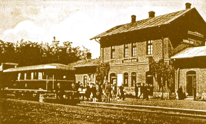 Gara Slobozia, imagine de la începutul secolului XX FOTO: trenuleteinfo.ro