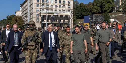 Boris Johnson la Kiev de Ziua Independentei Ucrainei FOTO EPA EFE jpg