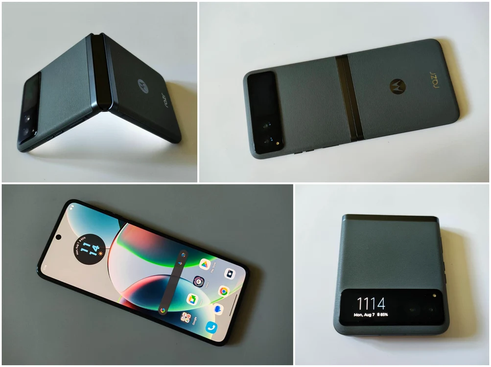 Motorola RAZR 40 din diverse unghiuri. FOTO Adrian Pogîngeanu