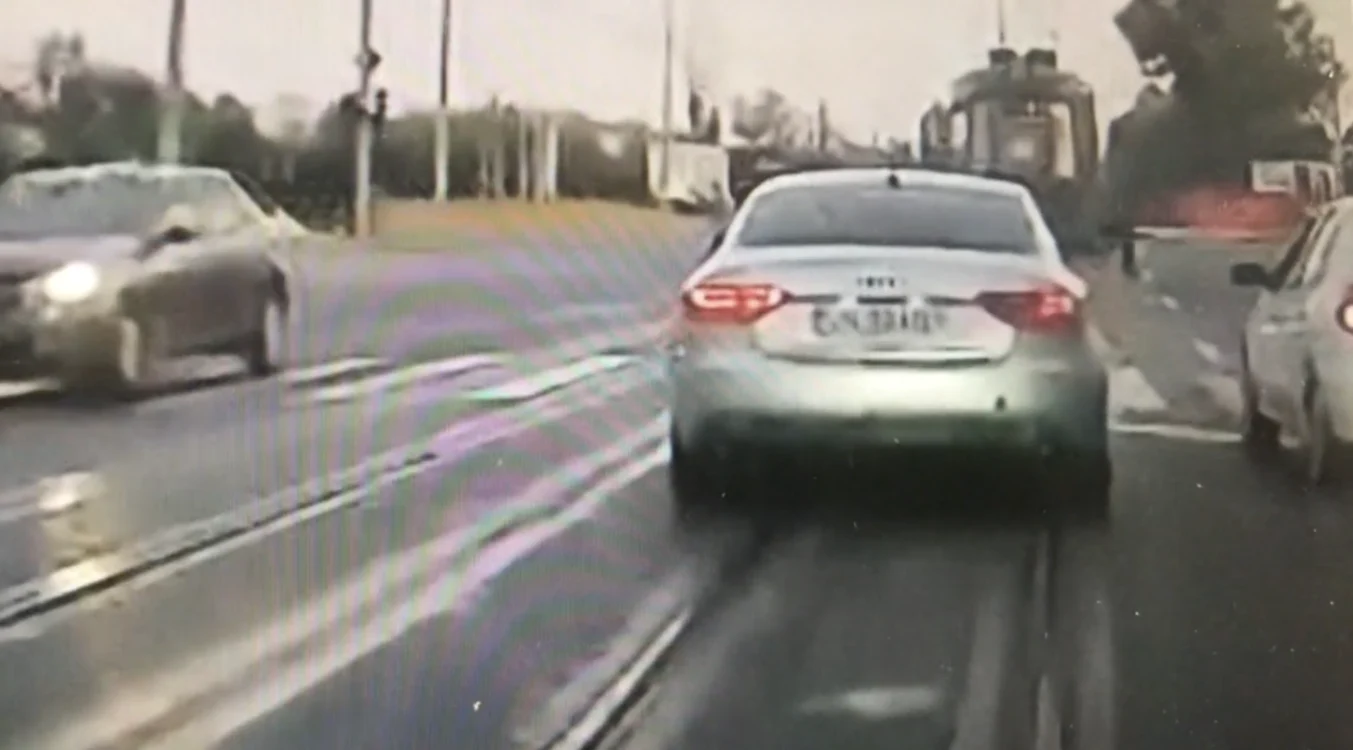 FOTO: Captură video cameră de bord