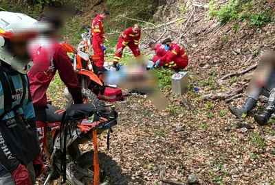accident motociclist Muntii Bargaului 01 ISU jpg