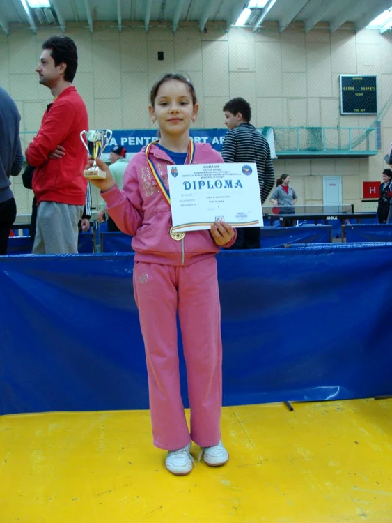 Roberta Georgescu "argintul viu" al ping-pong-ului argeşean