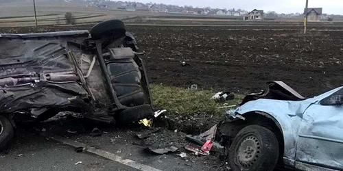 Accident Suceava. FOTO ISU Suceava