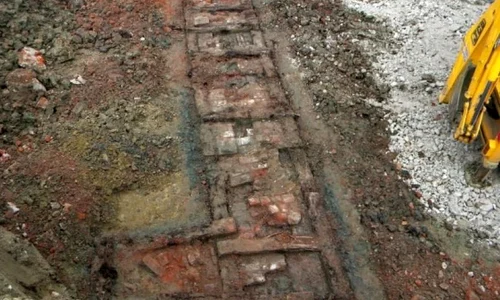 Descoperire arheologica de senzatie in Piata 700 din Timisoara jpeg