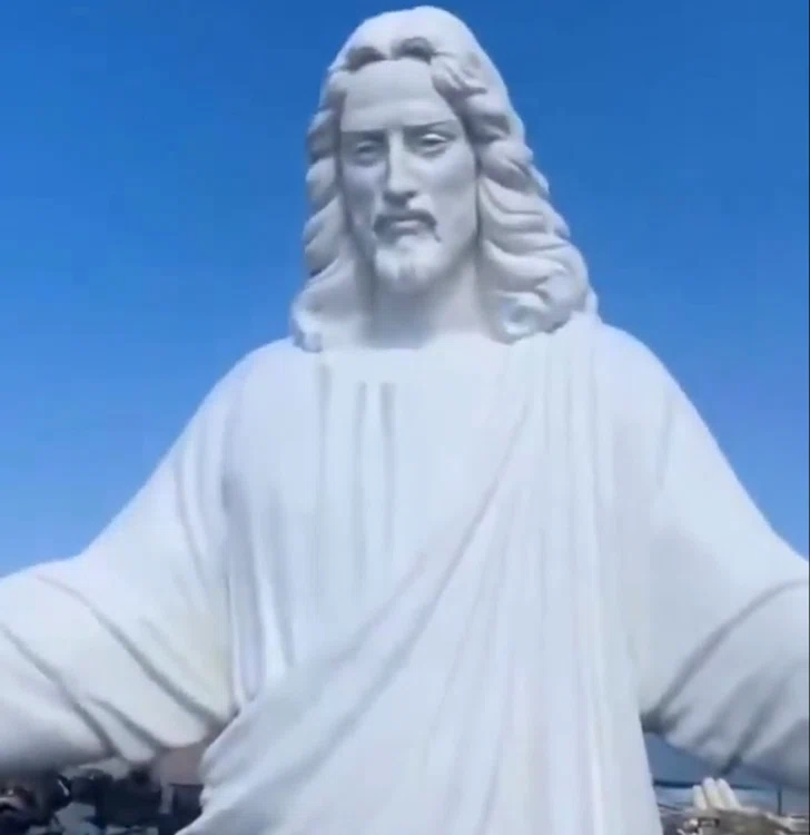 Armenia ridică cea mai înaltă statuie a lui IIsus Hristos din lume. Foto: captură video X