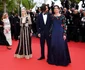 Charlotte Casairaghi, soțul său, Dimitri Rassam și Beatrice Borromeo, la Cannes