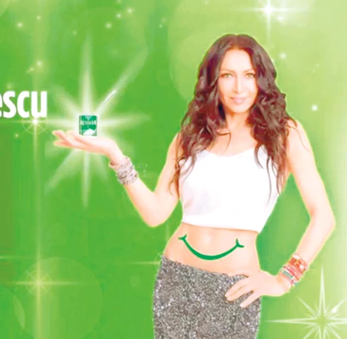 Vedeta va fi pentru un an imaginea produsului (CAPTURĂ: YOUTUBE)