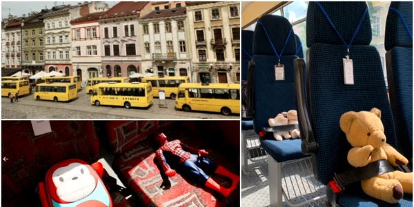 Omagiu pentru copiii ucisi in Ucraina FOTO Twitter 