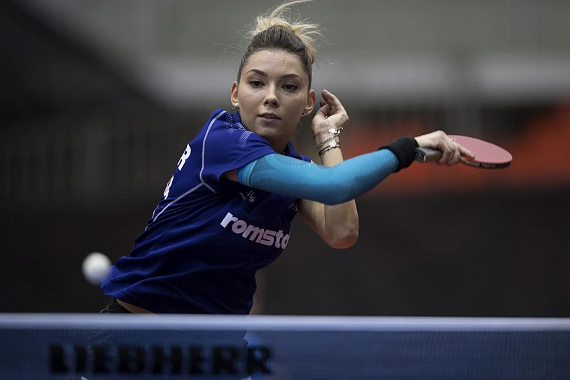 Bernadette Szocs dispută a doua finală la Europe Top 16 CupFoto: EPA