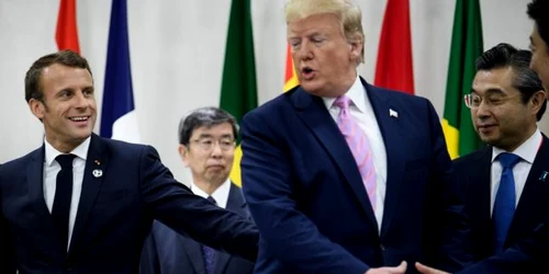 Summit G20 Donald Trump şi Emmanuel Macron FOTO AFP