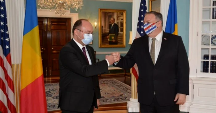 Ministrul de Externe român, Bogdan Aurescu şi omologul său american Mike Pompeo