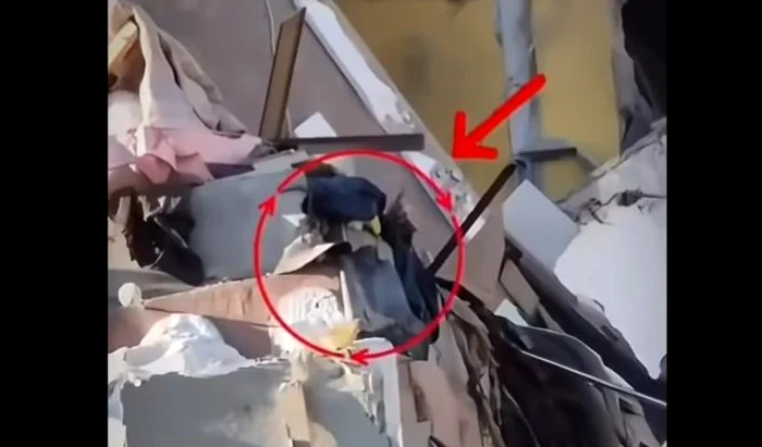 Imagine cu mâna femeii / foto: captura video