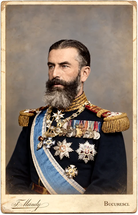 Carol I, primul rege al României.