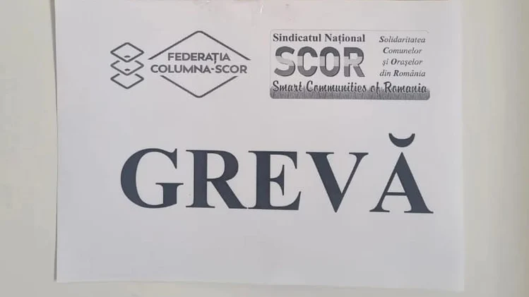Greva angajaților din primarii - Foto sindicatulscor.ro