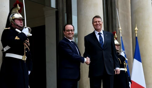 Klaus Iohannis Francois Hollande  vizita Franta Paris FOTO presidency.ro