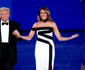 Melania Trump a purtat o ținută Herve Pierre, la balul de învestire. FOTO: Profimedia