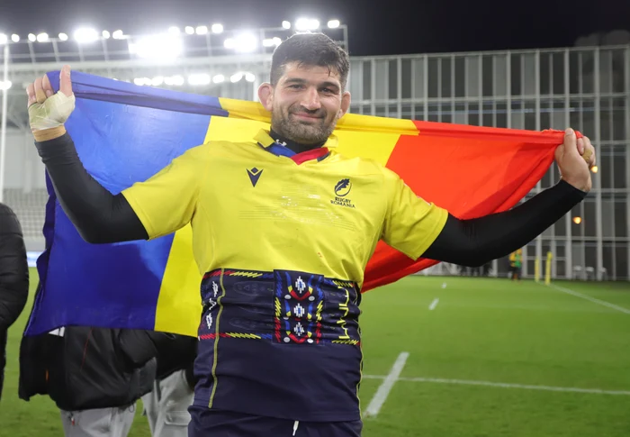 Andre Gorin a marcat ultimul eseu al Stejarilor în meciul cu Portugalia (Foto: Marian Burlacu)