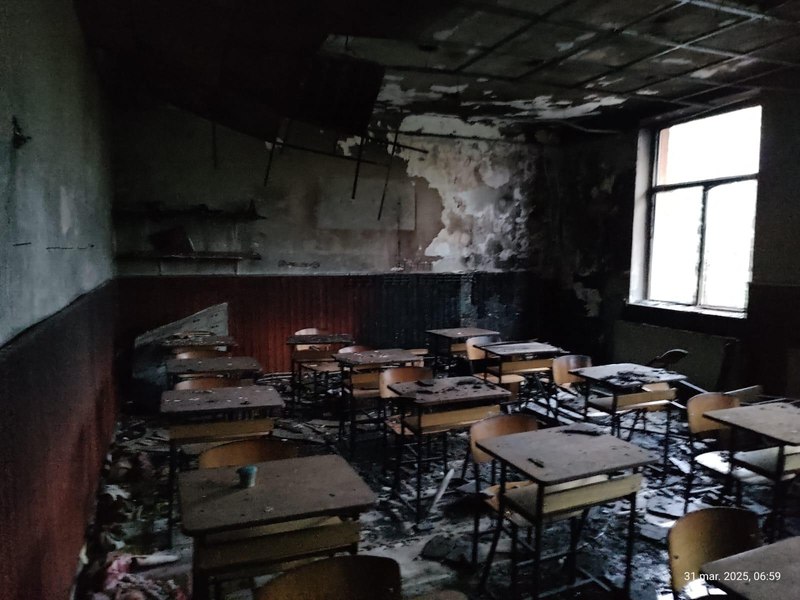 Școală incendiată intenționat în județul Galați. Cine este suspectul identificat de polițiști