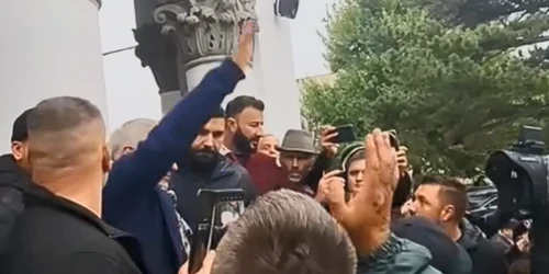 Călin Georgescu salut nazist