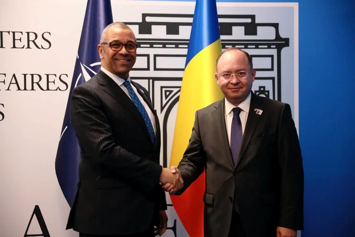 Bogdan Aurescu și secretarul de stat pentru Afaceri Externe al Marii Britanii FOTO Arhivă