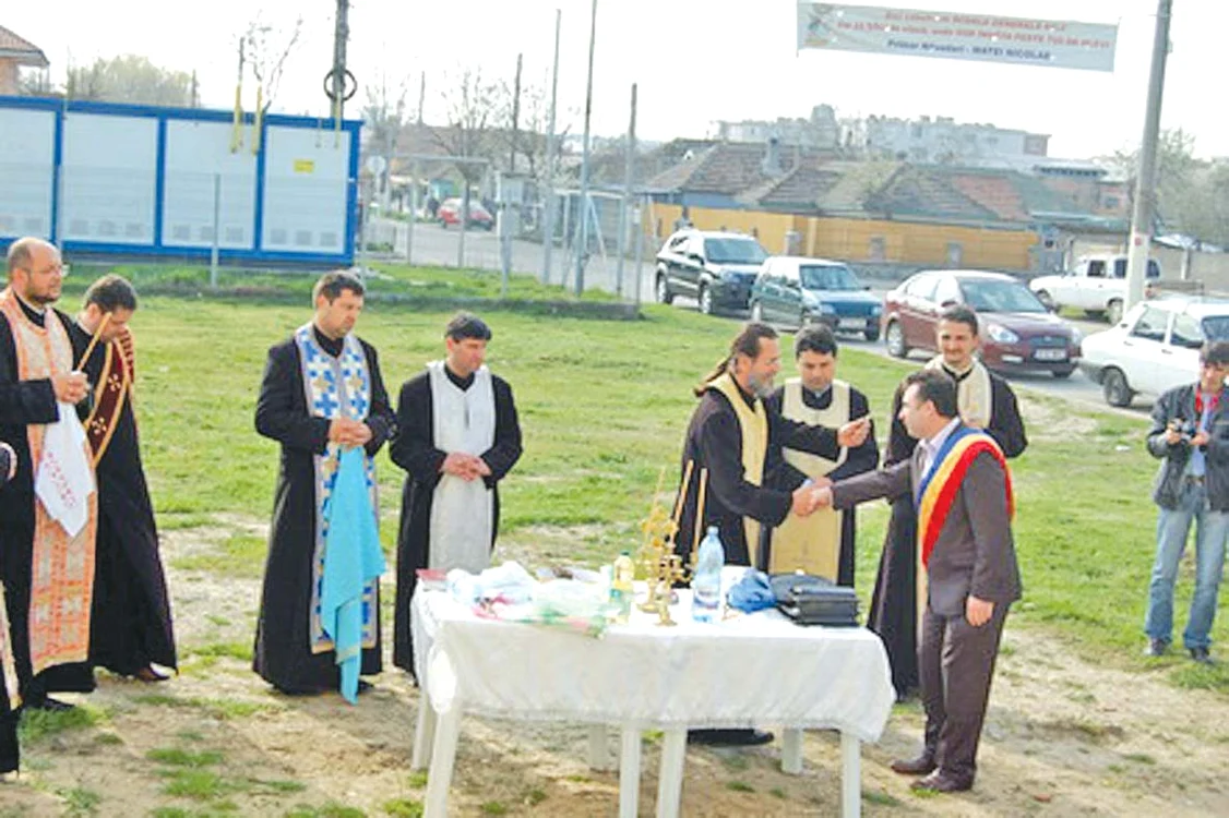 2010. Sfinţirea Corpului A al Şcolii 3 din Năvodari