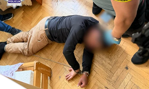 barbat retinut pentru asasinarea unui rus exilat FOTO X/@HannaLiubakova