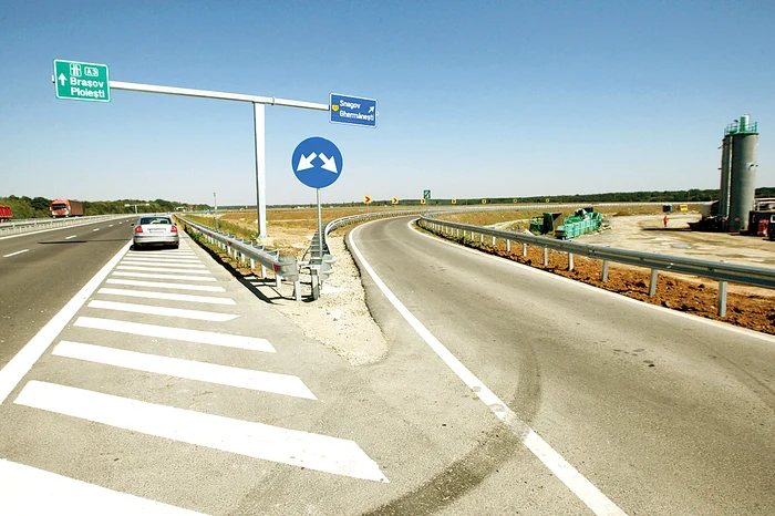 Ieşirea spre Snagov este singura care a fost dată în folosinţă
