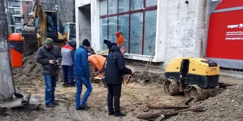 Vechile şine de tramvai din Galaţi au fost redescoperite FOTO Horia Suceveanu