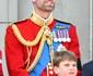 Prințul Louis la Trooping the Colour cu tatăl lui