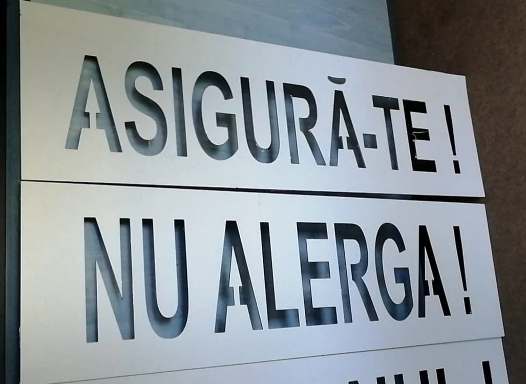 Mesajele vor fi scrise pe trecerile de pietoni nesemaforizate