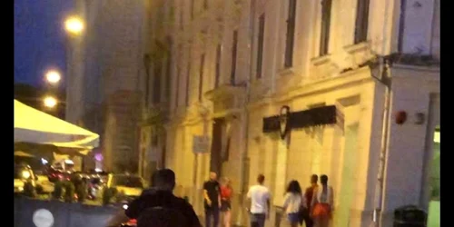 Cu ATV în Piaţa Unirii