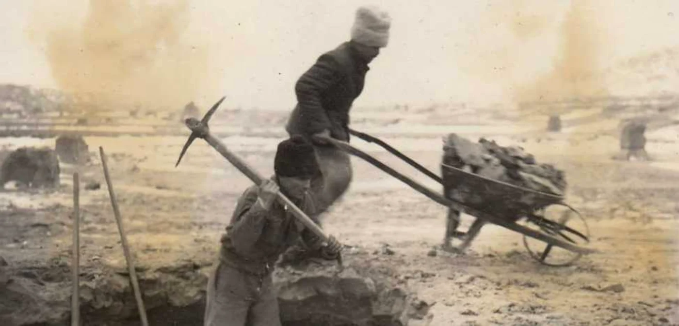 Imagini document de la construirea canalului FOTO Fototeca Ortodoxiei Dobrogene