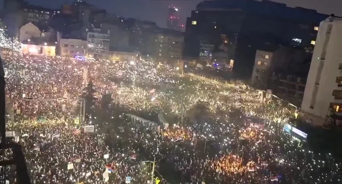 O nouă seară de proteste la Istanbul FOTO: captură video