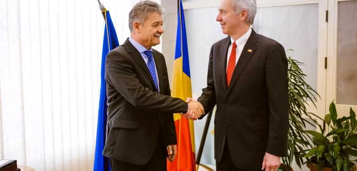 Primarul Mircea Hava şi ambasadorul Hans Klemm