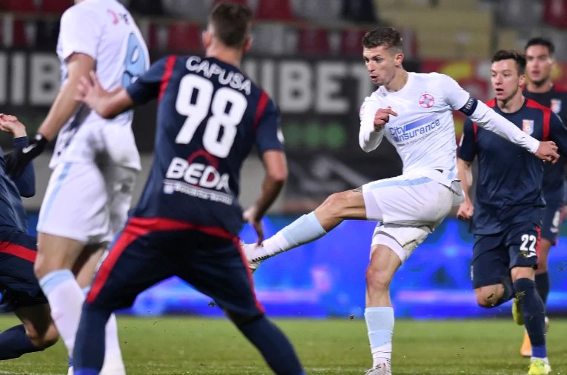 Florin TÎnase a marcat al șaptelea gol în actualul campionat pentru FCSBFOTO: Sportpictures.eu