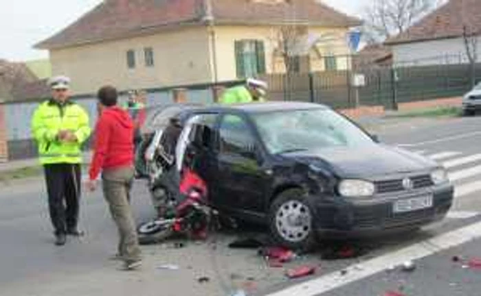 Accident motociclisti Calea Dumbravii
