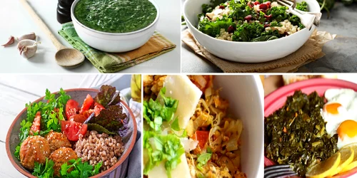 Legumele cu frunze verzi superalimentele iernii Colaj DMS