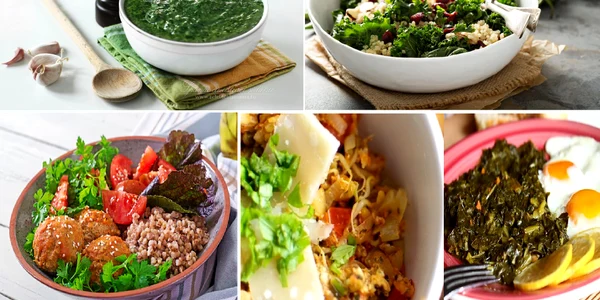 Legumele cu frunze verzi superalimentele iernii Colaj DMS