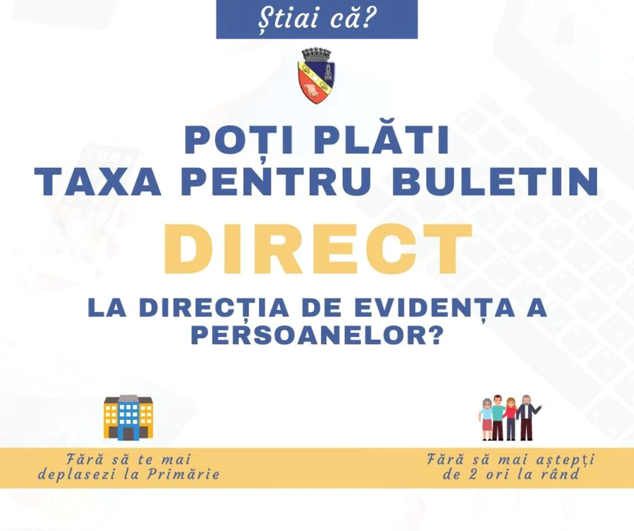 Servicii simplificate pentru ialomiţeni FOTO Facebook/Municipiul Slobozia
