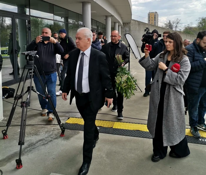 Anghel Iordănescu a venit să-și ia adio de la Mircea Lucescu (FOTO: Click!)