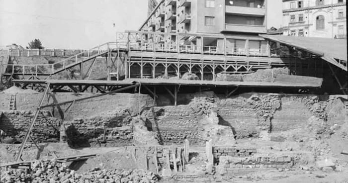 Edificul roman cu mozaic FOTO Muzeul de Istorie și Arheologie Constanța