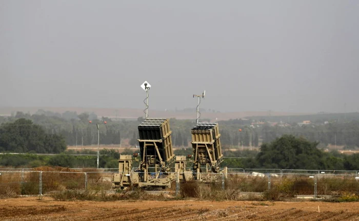 Sisteme mobile Iron Dome desfăşurate la Sderot, în sudul Israelului FOTO EPA-EFE